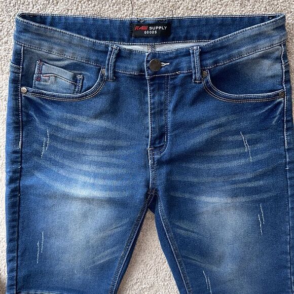 Raw Supply Goods Distressed Jean Shorts! - Picture 4 of 10